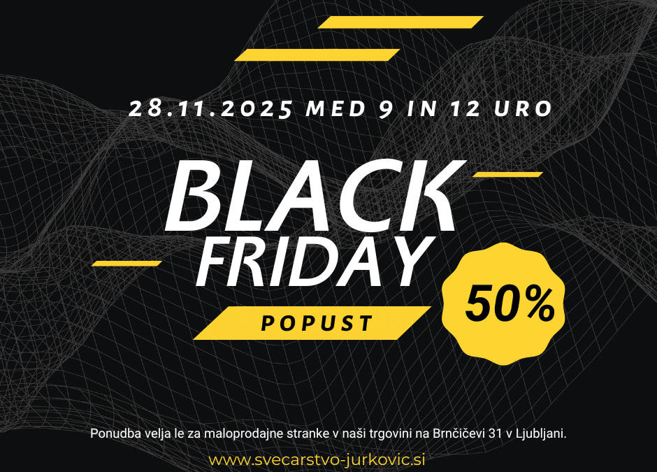 Black Friday tudi v naši trgovini – 28.11.2025